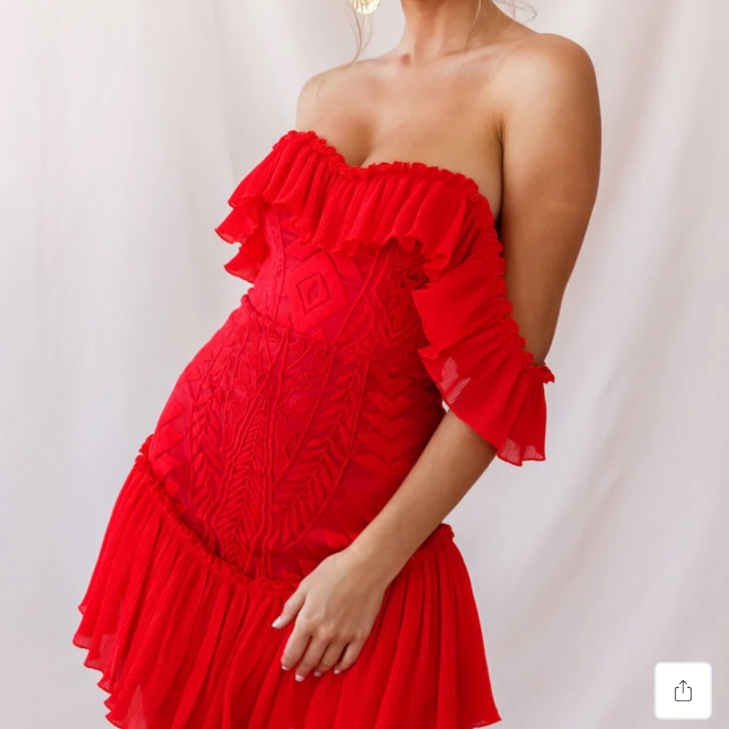Dreamy Off The Shoulder Mini Dress